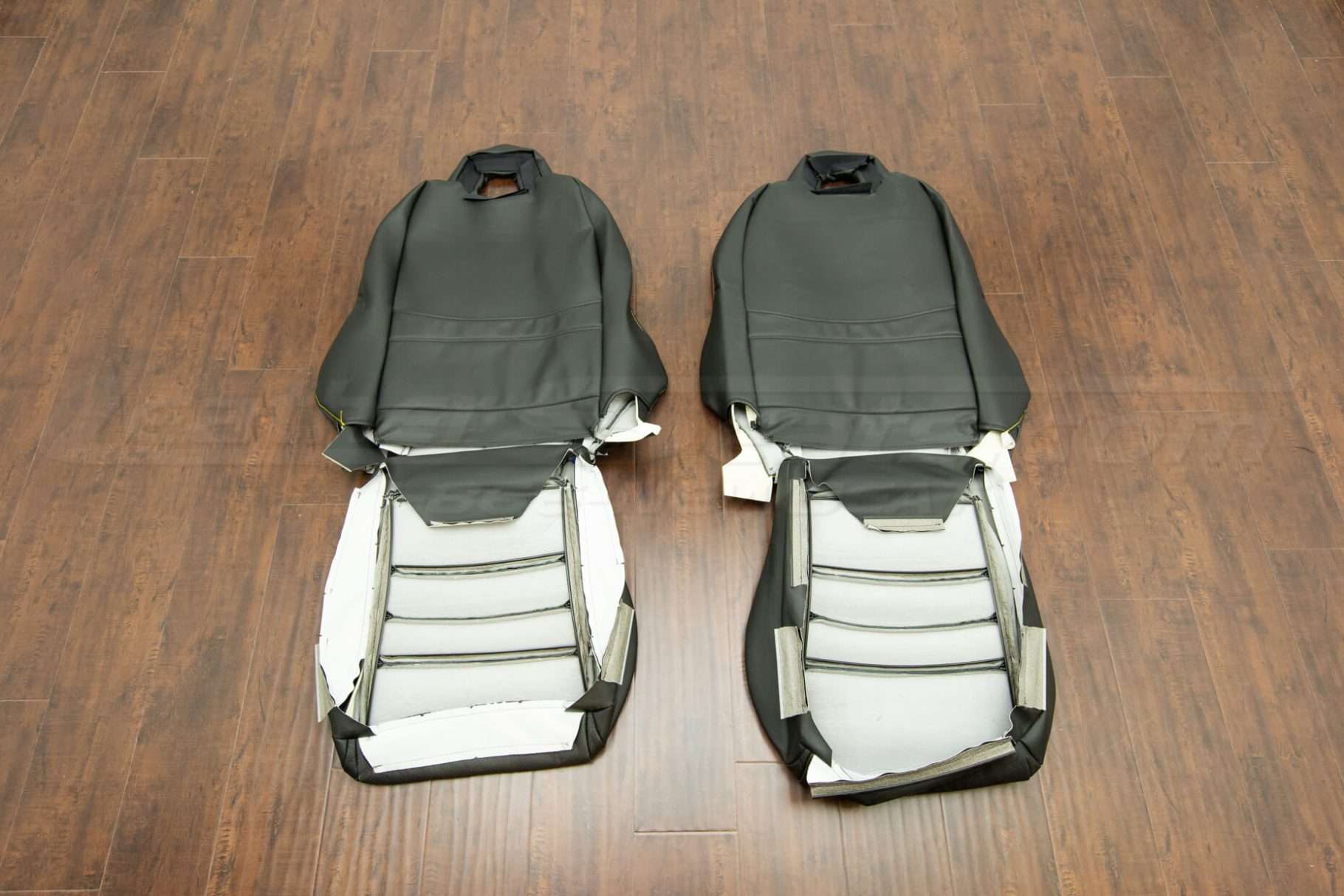 Honda S2000 Leather Upholster - Black - Back of front seats