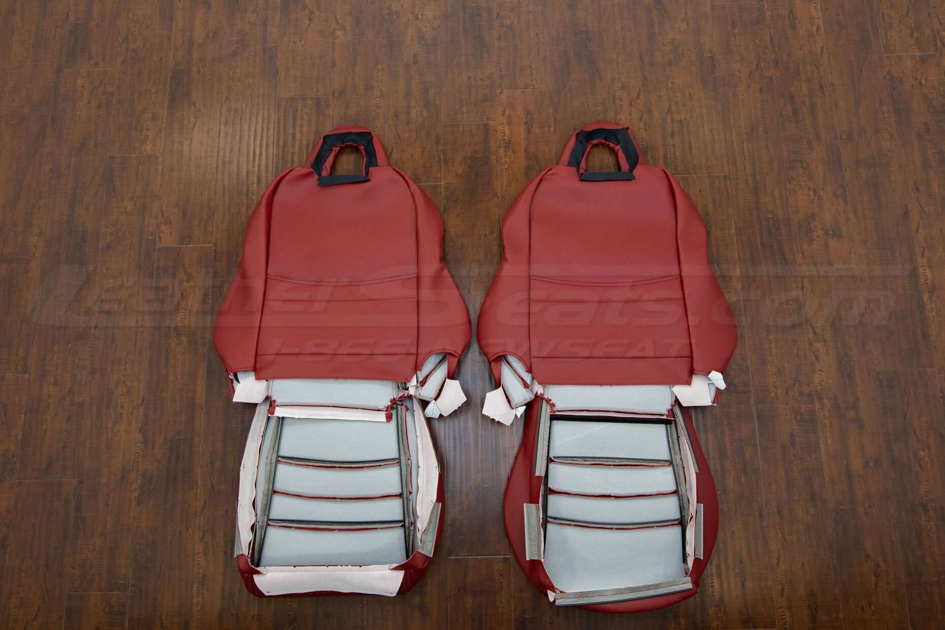 Honda S2000 Upholstery kit in Cardinal - Back view of front seats