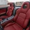 Honda S2000 Leather Seats - Cardinal - Front interior installed