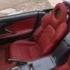 Honda S2000 Cardinal Leather Seats - Installed - Passenger seat