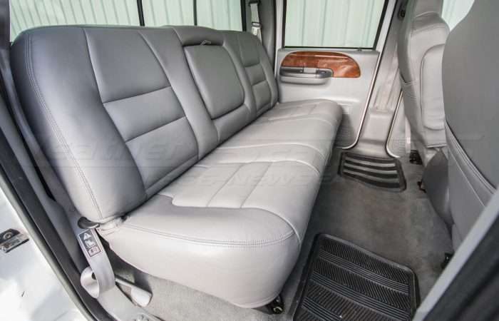 2002-2007 Ford Superduty Install - Light Grey - Rear seats