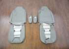 Ford Superduty Upholstery Kit - Light Grey - Back view of front seats and armrest