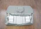 Ford Superduty Upholstery Kit - Light Grey - Back view of rear seats