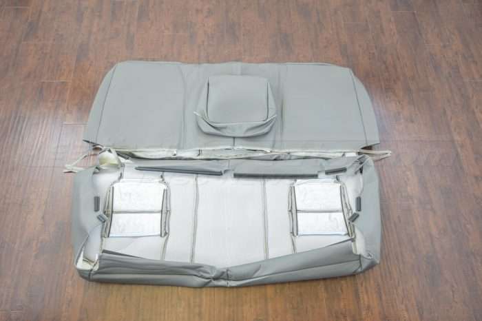 Ford Superduty Upholstery Kit - Light Grey - Back view of rear seats