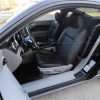 2005-2009 Ford Mustang Leather Seats - Black - Wide angle drivers side perspective