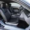 2005-2009 Ford Mustang Leather Seats - Black - Front interior - Passenger side view with wide angle