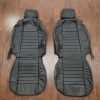 Ford Mustang Leather Upholstery - Black - Front seats