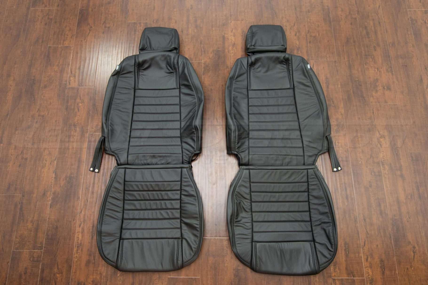 Ford Mustang Leather Upholstery - Black - Front seats