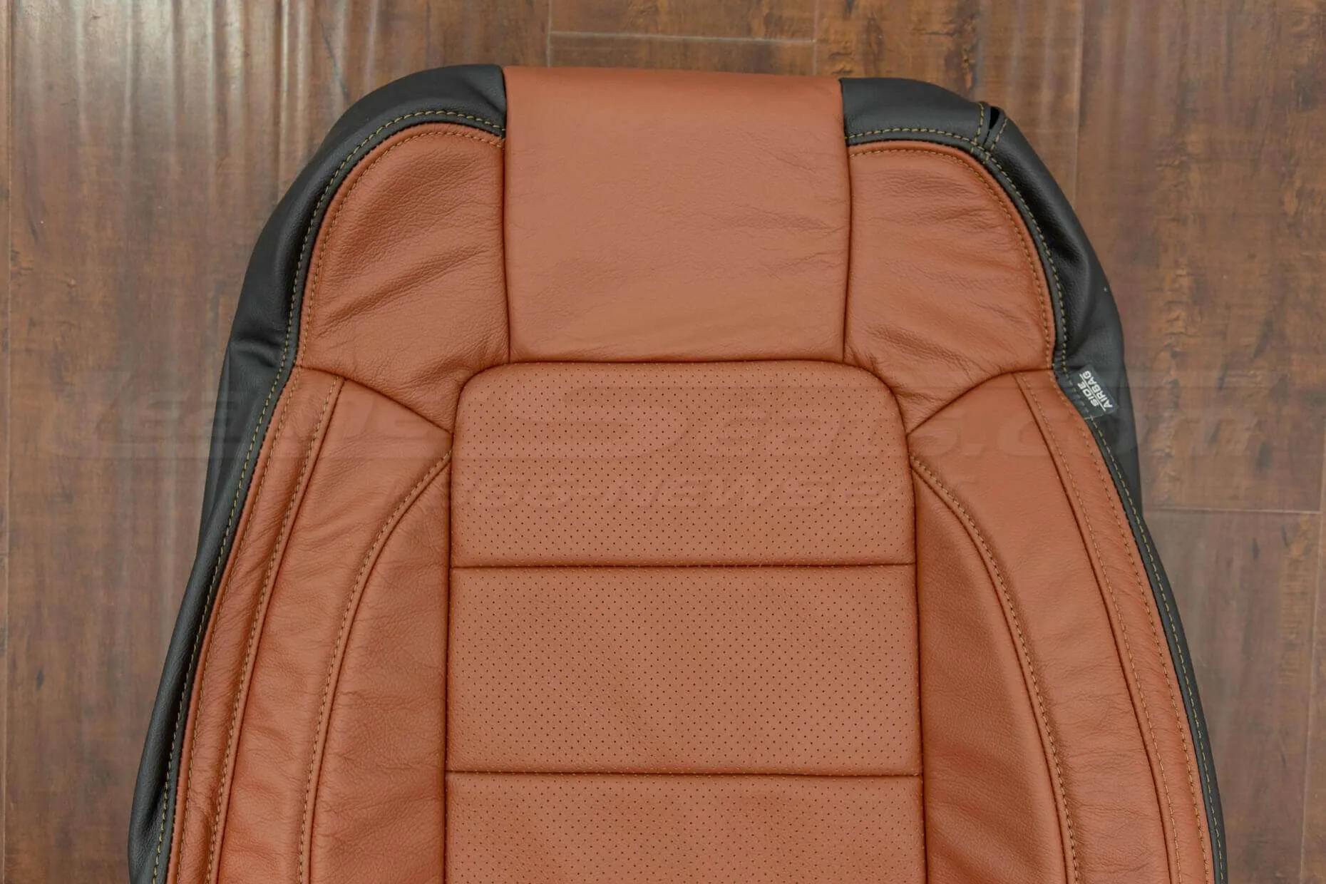 Ford Mustang upholstery kit -Mitt Brown - Front backrest upper section