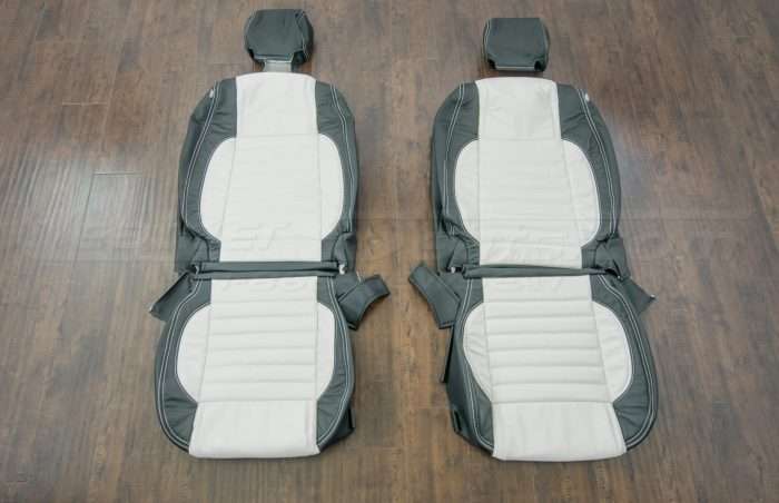 Ford Mustang Upholstery - Black & White - Front seats