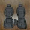 2014-2015 Honda Civic Upholstery Kit - Black - Front seats with console cover