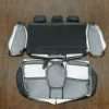 2014-2015 Honda Civic Upholstery Kit - Black - Back view of rear seats