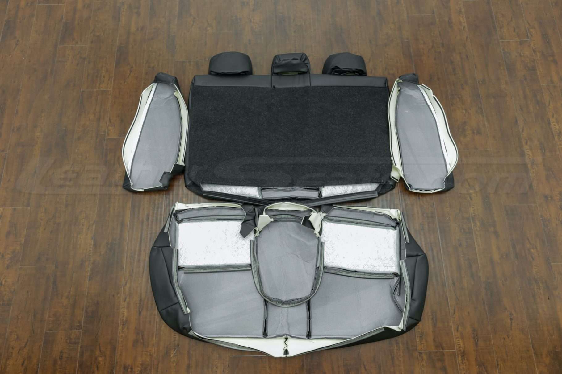 2014-2015 Honda Civic Upholstery Kit - Black - Back view of rear seats