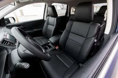 Honda CR-V installed leather kit - Black