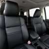 Honda CRV Leather Seat Kit - Black - Installed - Front seat backrests