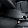Honda CRV Leather Seat Kit - Black - Installed - Console lid cover