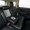 Honda CRV Leather Seat Kit - Black - Installed - Rear seats with armrest down