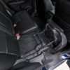Honda CRV Leather Seat Kit - Black - Installed - Rear seat folding