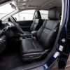 Honda CRV Leather Seat Kit - Black - Installed - Front seat - wide angle
