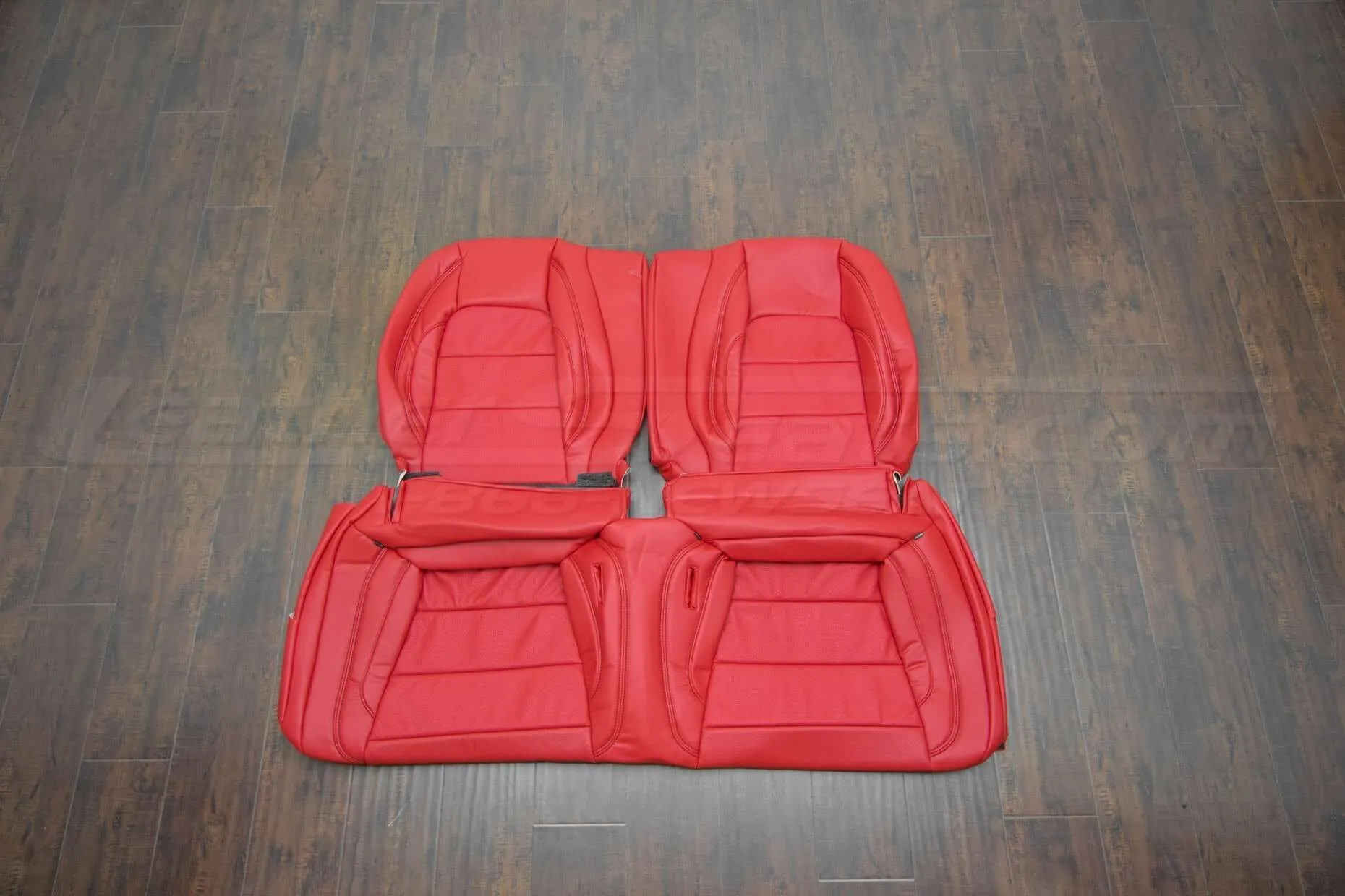 Ford Mustang Bright Red Upholstery Kit - Rear seats