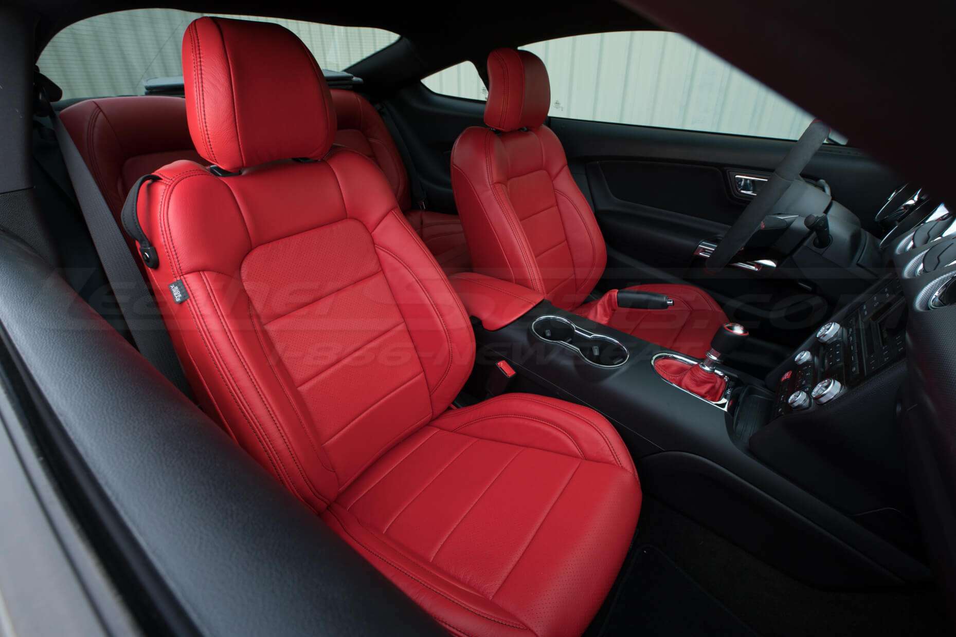 Leather | Red Kit Ford Bright Mustang