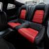 2015-2020 Ford Mustang Install - Bright Red & Black - Rear seats