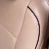 Ford Superduty Leather Seats - Bisque - Piping close-up