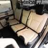 Quadrata Ford Superduty install - Back & Bisque - Rear seats overhead view
