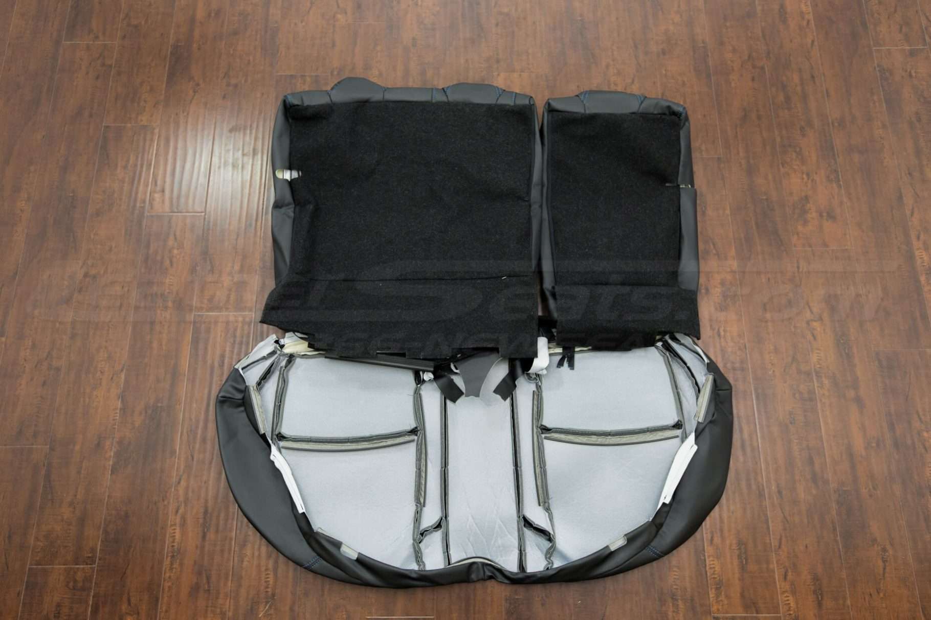 2017-2019 Honda Civic Upholstery Kit - Black - Back view of rear seats