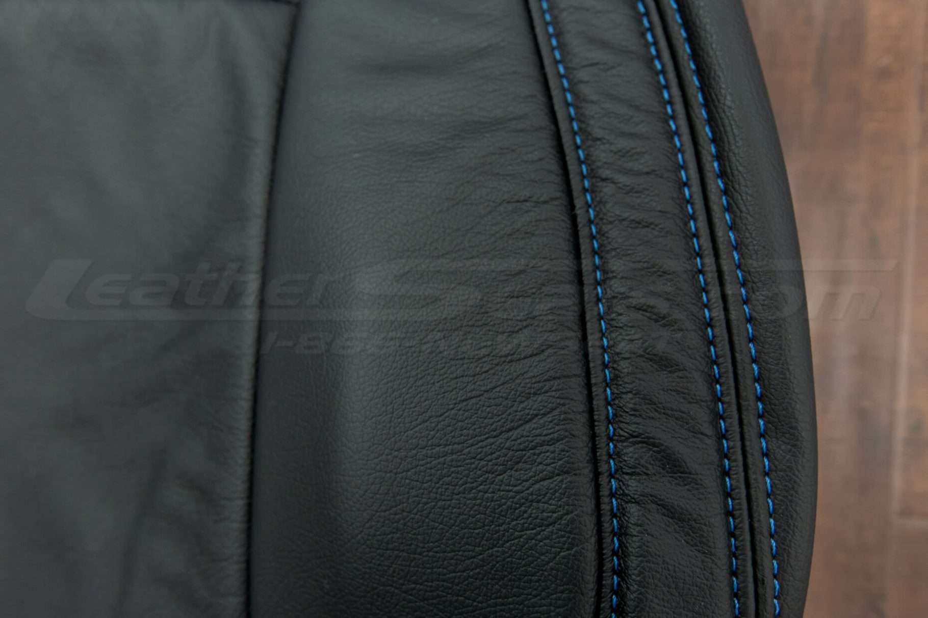 2017-2019 Honda Civic Upholstery - Black - Cobalt double-stitching