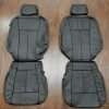 Ford Expedition Leather Upholstery Kit - Black - Front Seats