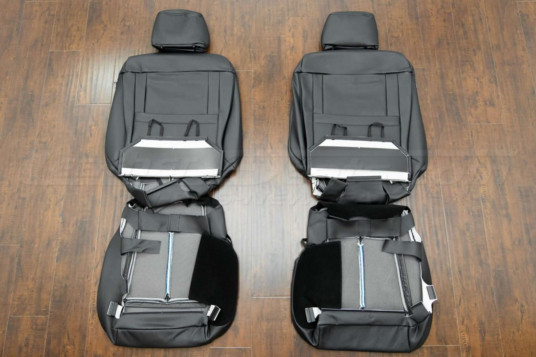 Ford Expedition Leather Upholstery Kit - Black - Back of front seats