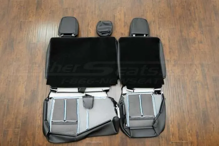 Ford Expedition Leather Upholstery Kit - Black - Back of rear seats