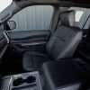 Ford Expedition Leather Upholstery Kit - Black - Installed - Front passenger seat and console