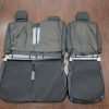 Ford Raptor Upholstery Kit - Black & Cobalt - Back view oof rear seats