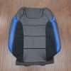 Ford Raptor Upholstery Kit - Black & Cobalt - Front backrest