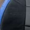 Ford Raptor Upholstery Kit - Black & Cobalt - Suede and perforation close-up