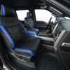 Ford Raptor Black & Cobalt Leather Seats - Passenger side