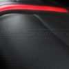Ford Raptor installed upholstery kit - Black & Bright Red - Perforated cushion