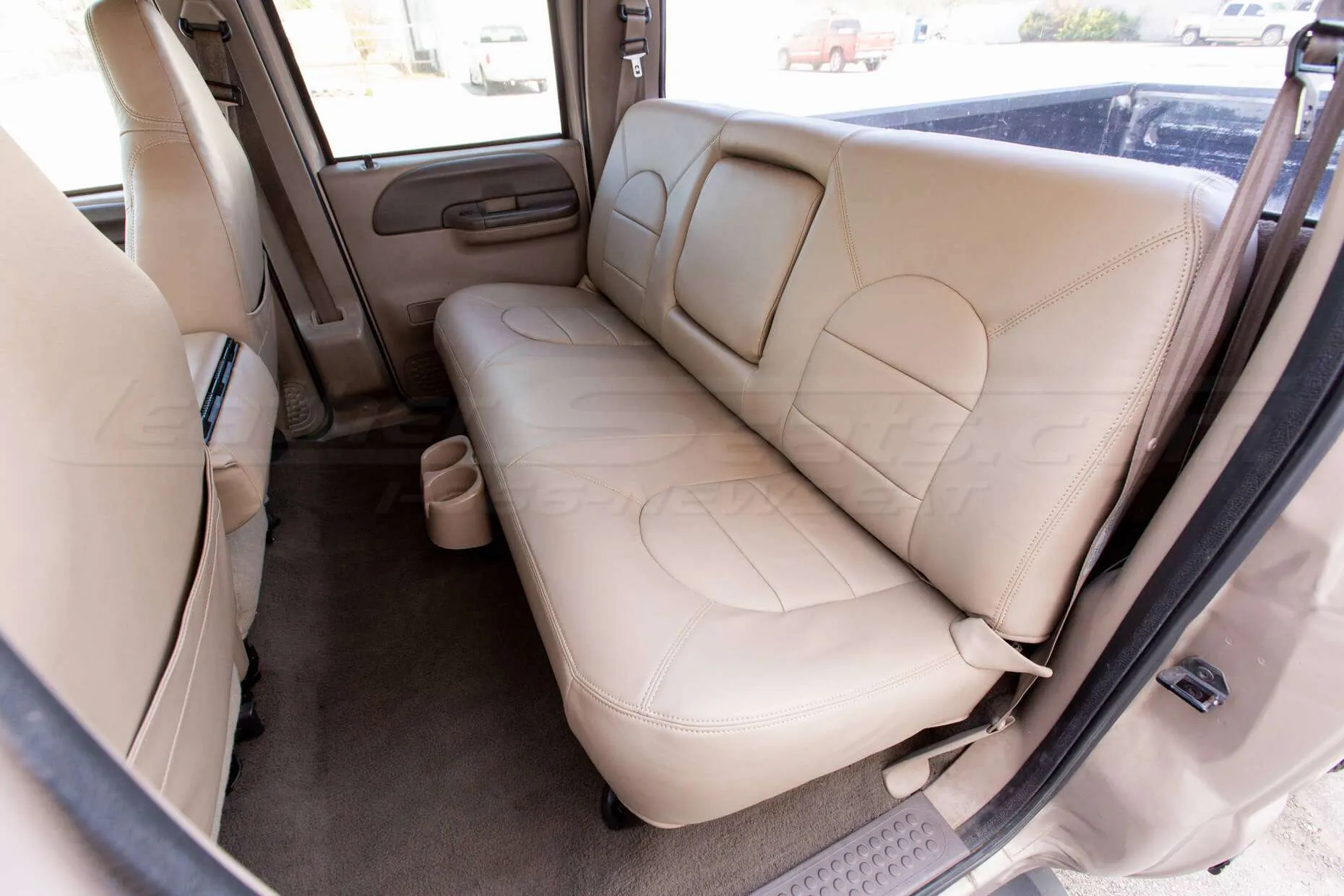 Ford Superduty Leather Seats - Nutmeg - Rear seats