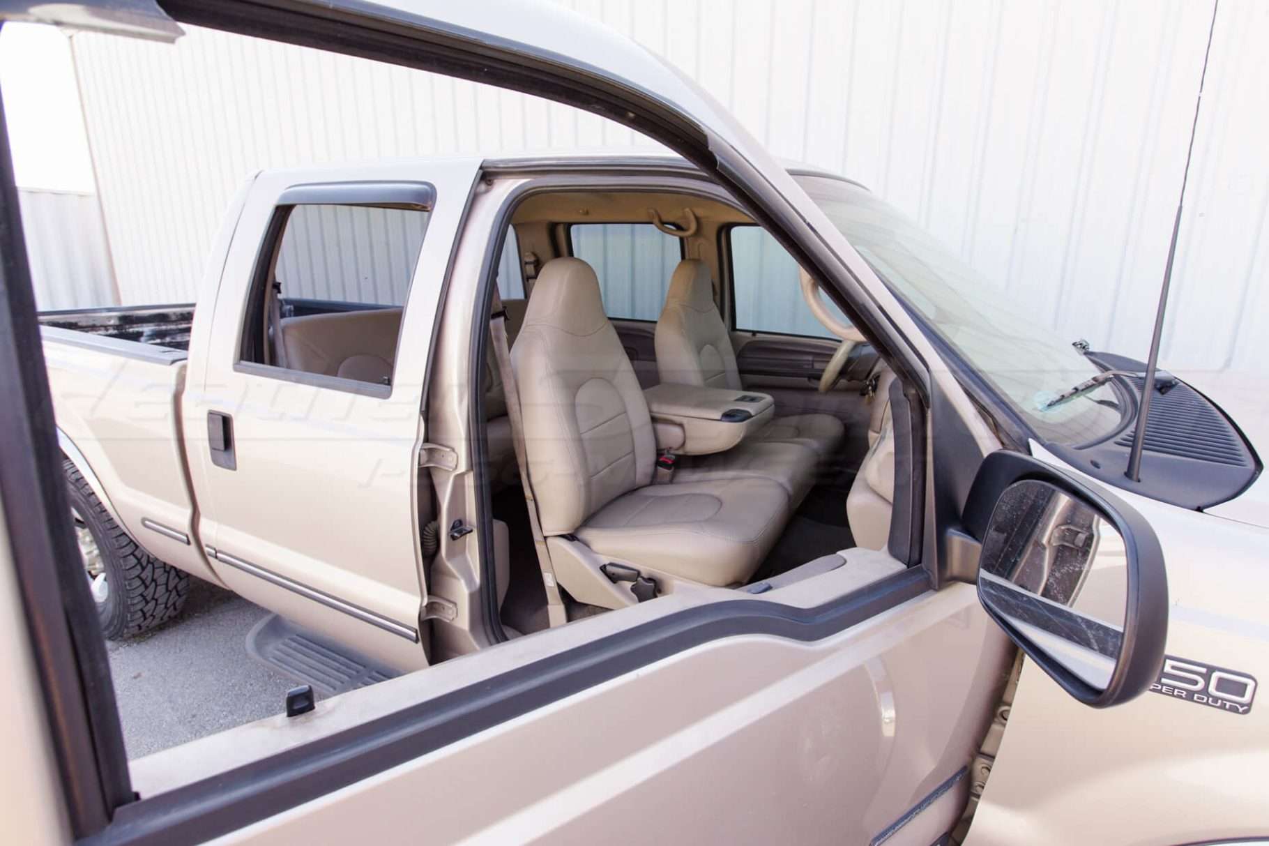 Ford Superduty Leather Seats - Nutmeg - Front interior - passenger side wide angle