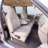 Ford Superduty Leather Seats - Nutmeg - Front interior with console down