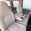 Ford Superduty Leather Seats - Nutmeg - Front interior with console