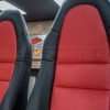 Toyota MR-2 leather seats - Black & Red - Front seat insert