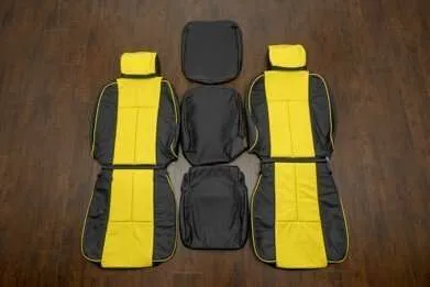 2002-2005 Dodge Ram Upholstery kit - Black & Velocity - Featured Image Yellow