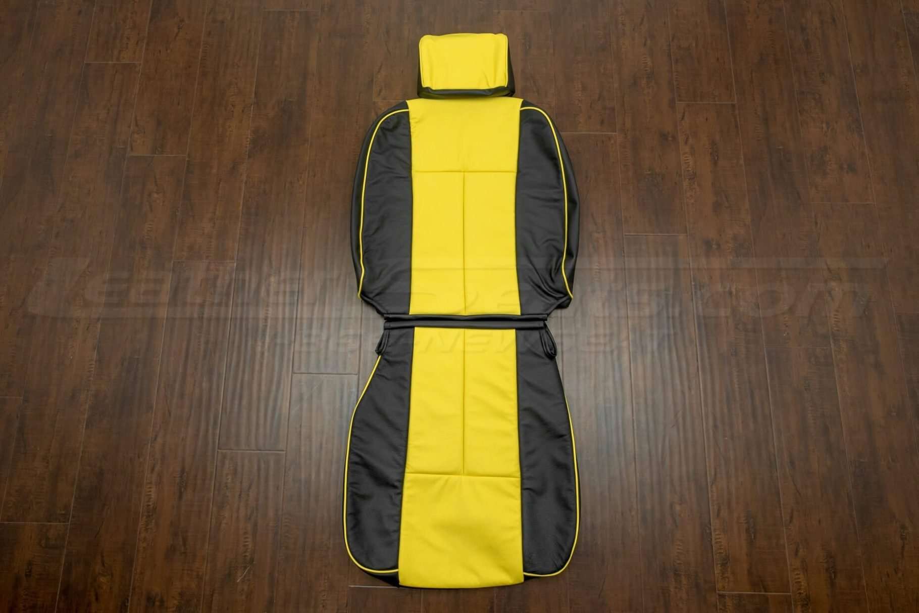 Dodge Ram Leather Seats Black & Velocity Yellow