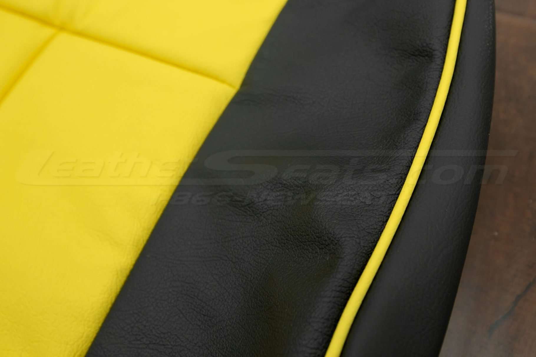 Backrest piping close-up