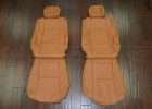 Nissan 350z Leather Kit - Burnt Orange - Front seat upholstery