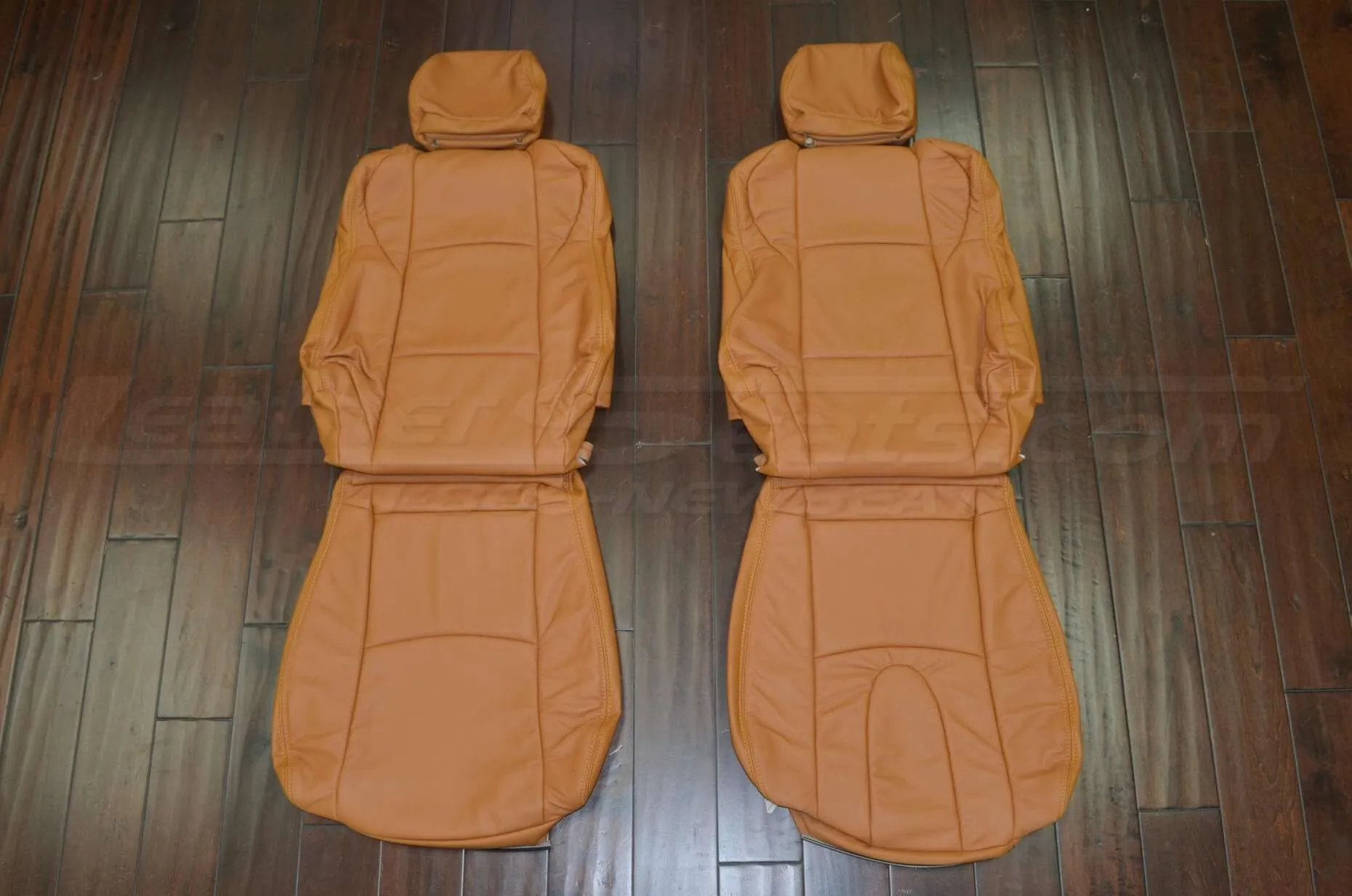 Nissan 350z Leather Kit - Burnt Orange - Front seat upholstery