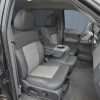 Ford F-150 installed leather kit - Graphite & Stone - Front passenger side